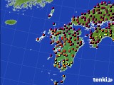 九州地方のアメダス実況(日照時間)(2015年11月04日)