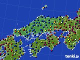 中国地方のアメダス実況(日照時間)(2015年11月05日)