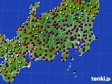 2015年11月06日の関東・甲信地方のアメダス(日照時間)