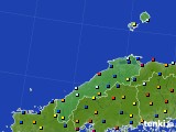 2015年11月06日の島根県のアメダス(日照時間)