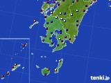 鹿児島県のアメダス実況(日照時間)(2015年11月06日)