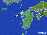 九州地方のアメダス実況(降水量)(2015年11月07日)