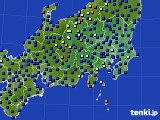関東・甲信地方のアメダス実況(日照時間)(2015年11月07日)