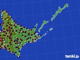 道東のアメダス実況(日照時間)(2015年11月07日)