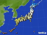 アメダス実況(気温)(2015年11月07日)