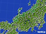 北陸地方のアメダス実況(風向・風速)(2015年11月07日)