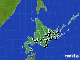 2015年11月08日の北海道地方のアメダス(降水量)
