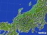 2015年11月08日の北陸地方のアメダス(降水量)