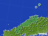 島根県のアメダス実況(降水量)(2015年11月08日)