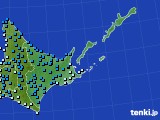 2015年11月08日の道東のアメダス(気温)