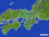 近畿地方のアメダス実況(降水量)(2015年11月09日)