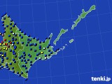 2015年11月09日の道東のアメダス(日照時間)