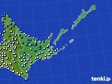 2015年11月09日の道東のアメダス(気温)