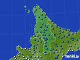 2015年11月10日の道北のアメダス(気温)