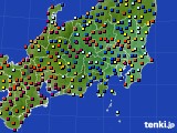 2015年11月11日の関東・甲信地方のアメダス(日照時間)