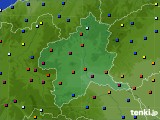 2015年11月11日の群馬県のアメダス(日照時間)