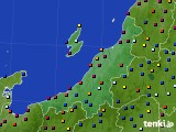 新潟県のアメダス実況(日照時間)(2015年11月12日)