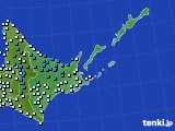 道東のアメダス実況(気温)(2015年11月12日)