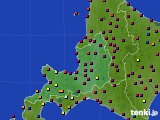 道央のアメダス実況(日照時間)(2015年11月13日)