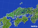 中国地方のアメダス実況(降水量)(2015年11月14日)