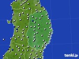 岩手県のアメダス実況(風向・風速)(2015年11月14日)