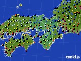 近畿地方のアメダス実況(日照時間)(2015年11月15日)