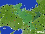京都府のアメダス実況(日照時間)(2015年11月15日)