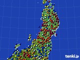 東北地方のアメダス実況(日照時間)(2015年11月16日)