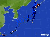 アメダス実況(日照時間)(2015年11月17日)