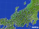 2015年11月18日の北陸地方のアメダス(降水量)