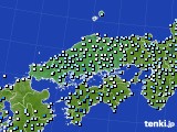 2015年11月18日の中国地方のアメダス(降水量)