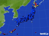 2015年11月18日のアメダス(日照時間)