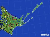 道東のアメダス実況(日照時間)(2015年11月18日)