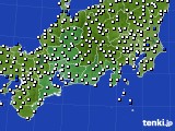 東海地方のアメダス実況(風向・風速)(2015年11月18日)