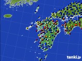 九州地方のアメダス実況(日照時間)(2015年11月19日)