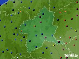 2015年11月19日の群馬県のアメダス(日照時間)