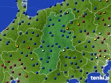 長野県のアメダス実況(日照時間)(2015年11月19日)