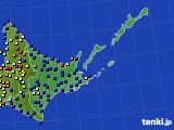 道東のアメダス実況(日照時間)(2015年11月19日)
