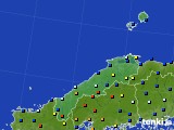 2015年11月20日の島根県のアメダス(日照時間)