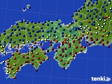 2015年11月21日の近畿地方のアメダス(日照時間)