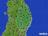 岩手県のアメダス実況(日照時間)(2015年11月21日)