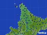 2015年11月21日の道北のアメダス(気温)