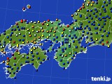 2015年11月22日の近畿地方のアメダス(日照時間)