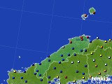 2015年11月22日の島根県のアメダス(日照時間)
