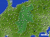 長野県のアメダス実況(気温)(2015年11月22日)