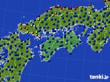 四国地方のアメダス実況(日照時間)(2015年11月23日)