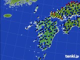 九州地方のアメダス実況(日照時間)(2015年11月23日)