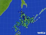 北海道地方のアメダス実況(気温)(2015年11月23日)