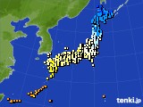 アメダス実況(気温)(2015年11月23日)