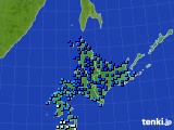 北海道地方のアメダス実況(気温)(2015年11月24日)